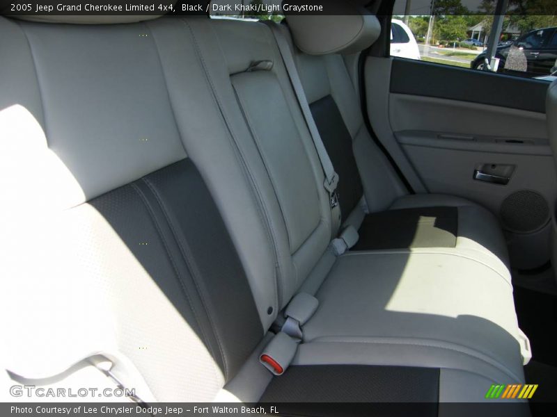 Black / Dark Khaki/Light Graystone 2005 Jeep Grand Cherokee Limited 4x4