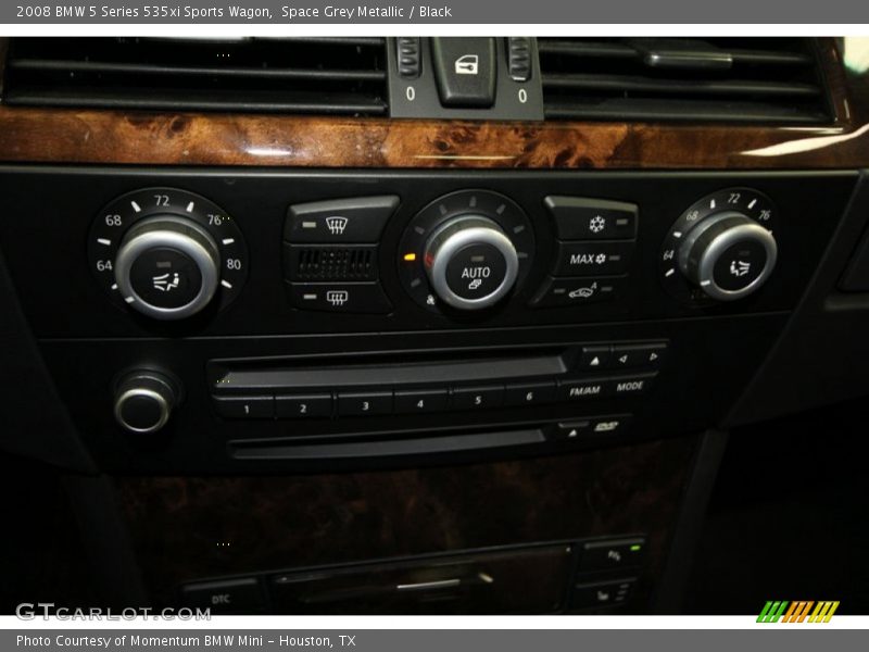 Space Grey Metallic / Black 2008 BMW 5 Series 535xi Sports Wagon