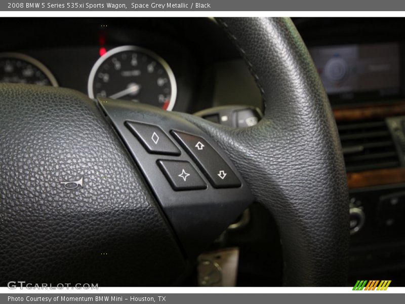 Space Grey Metallic / Black 2008 BMW 5 Series 535xi Sports Wagon