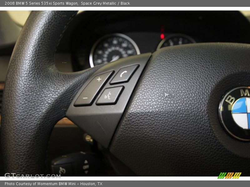 Space Grey Metallic / Black 2008 BMW 5 Series 535xi Sports Wagon