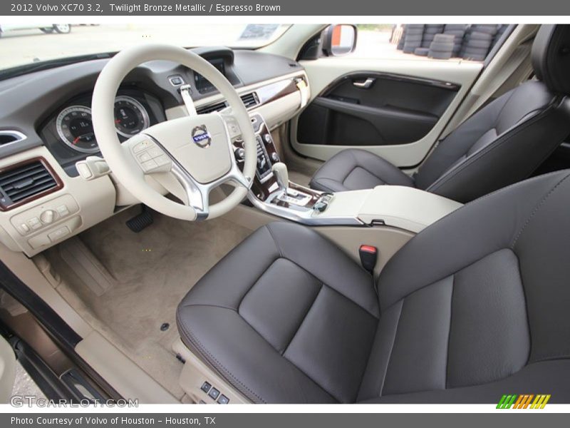  2012 XC70 3.2 Espresso Brown Interior