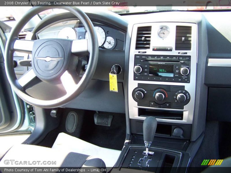 Clearwater Blue Pearl / Dark Slate Gray 2008 Chrysler 300 Touring