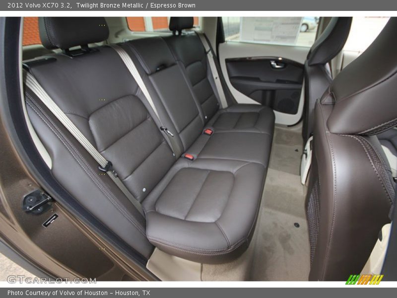 Rear Seat of 2012 XC70 3.2