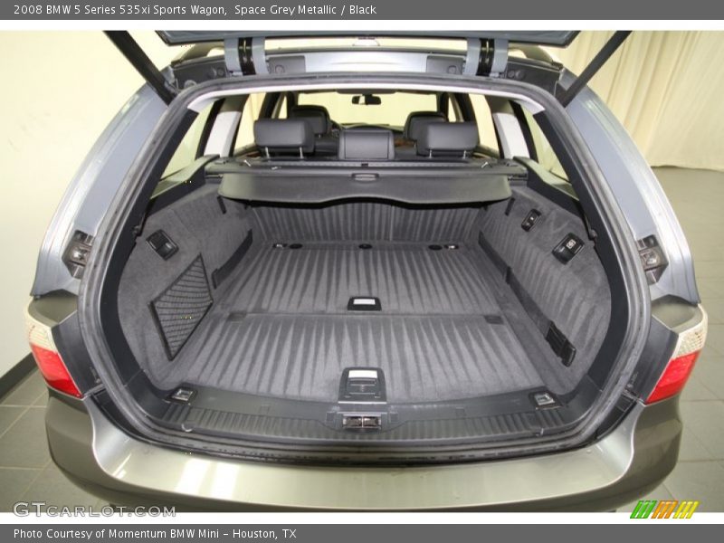 Space Grey Metallic / Black 2008 BMW 5 Series 535xi Sports Wagon