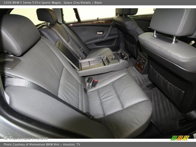 Space Grey Metallic / Black 2008 BMW 5 Series 535xi Sports Wagon