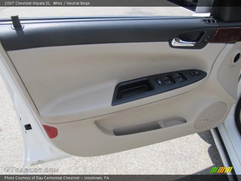 White / Neutral Beige 2007 Chevrolet Impala SS