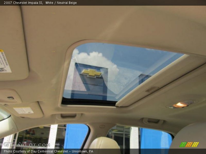 White / Neutral Beige 2007 Chevrolet Impala SS