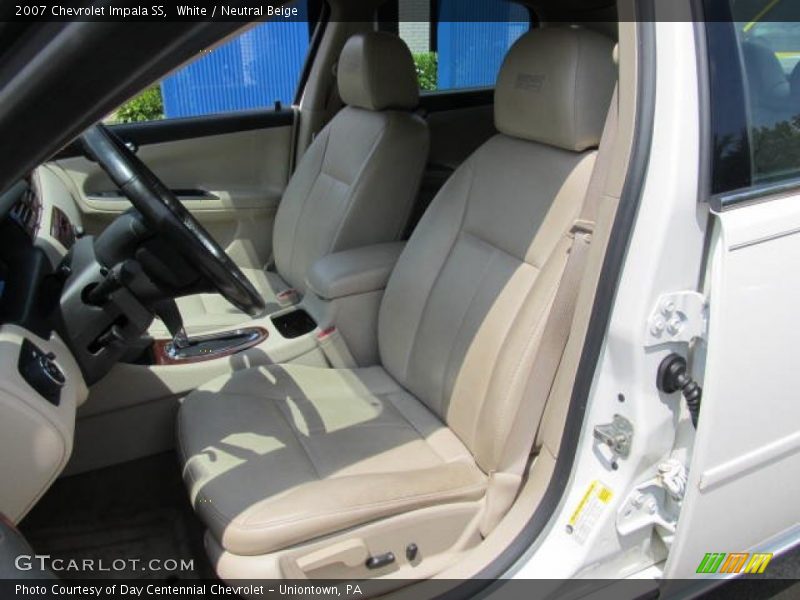 White / Neutral Beige 2007 Chevrolet Impala SS