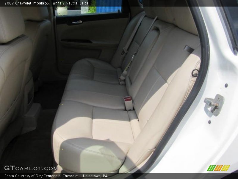 White / Neutral Beige 2007 Chevrolet Impala SS