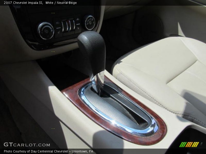 White / Neutral Beige 2007 Chevrolet Impala SS
