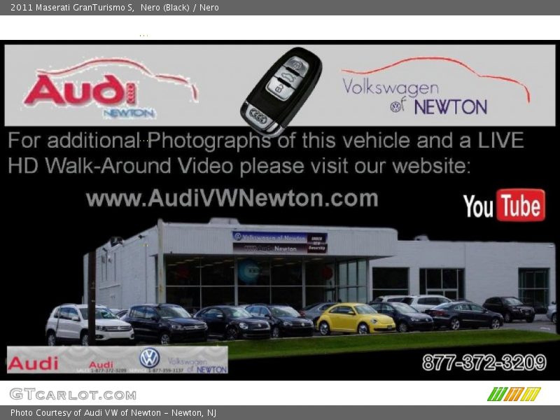 Nero (Black) / Nero 2011 Maserati GranTurismo S