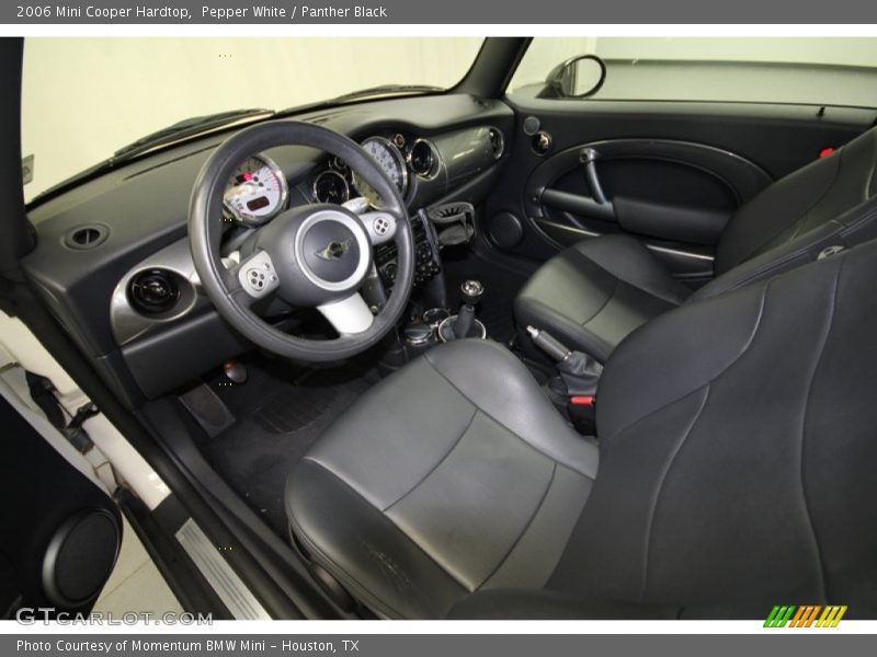 Pepper White / Panther Black 2006 Mini Cooper Hardtop