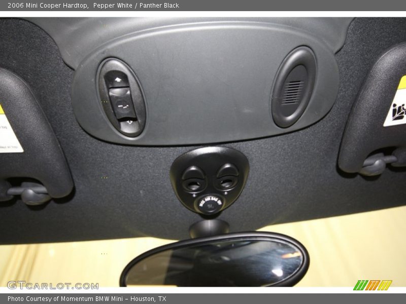 Pepper White / Panther Black 2006 Mini Cooper Hardtop