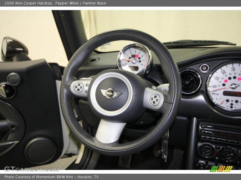 Pepper White / Panther Black 2006 Mini Cooper Hardtop