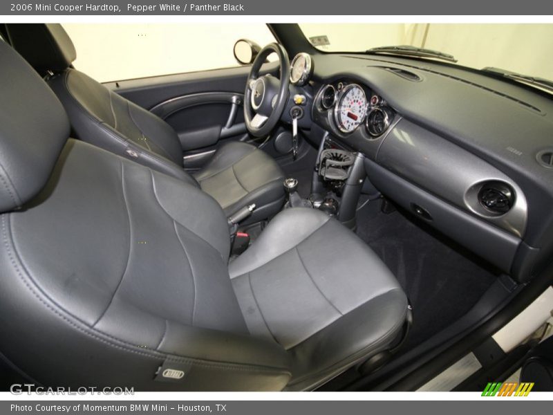 Pepper White / Panther Black 2006 Mini Cooper Hardtop