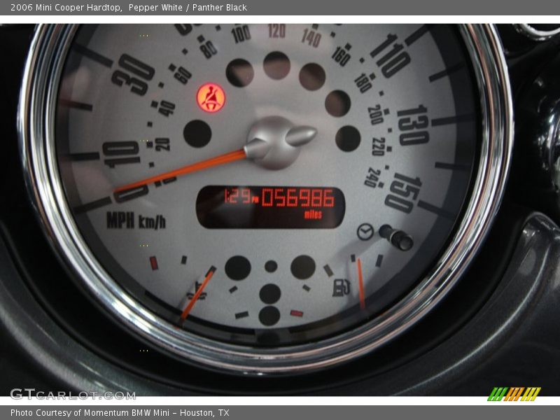 Pepper White / Panther Black 2006 Mini Cooper Hardtop