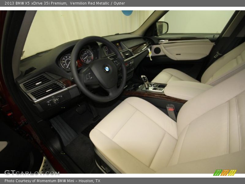 Vermilion Red Metallic / Oyster 2013 BMW X5 xDrive 35i Premium