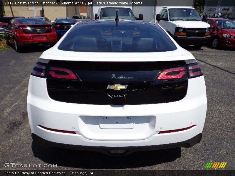  2012 Volt Hatchback Summit White