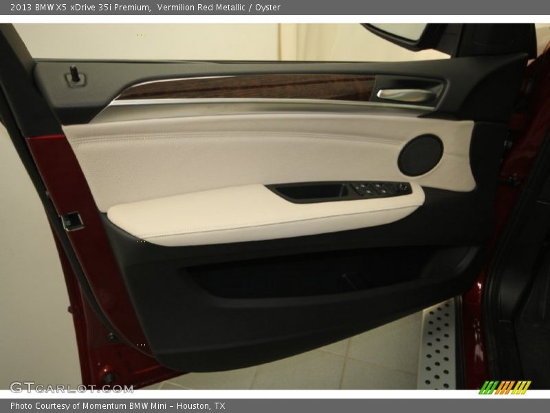 Vermilion Red Metallic / Oyster 2013 BMW X5 xDrive 35i Premium