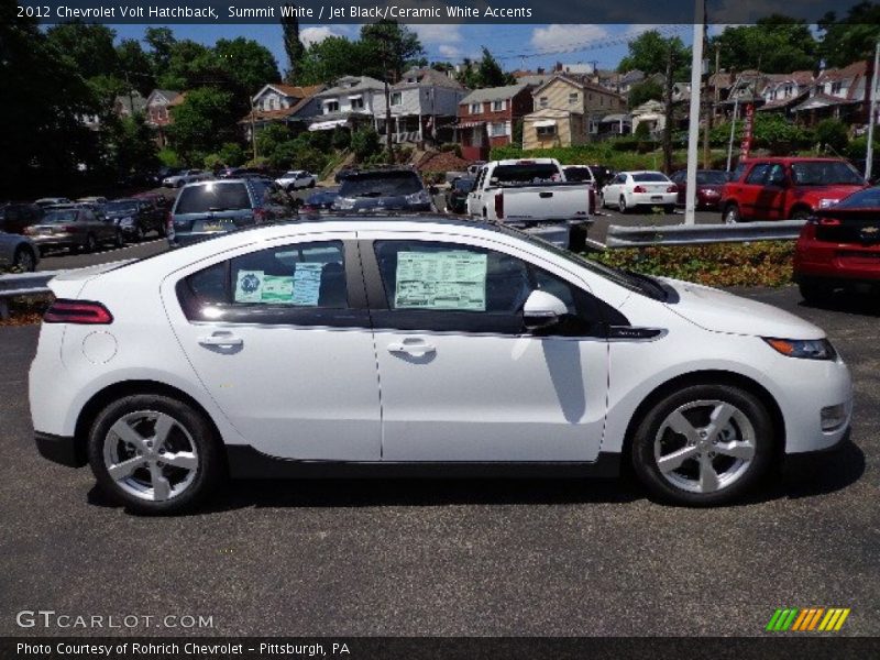  2012 Volt Hatchback Summit White
