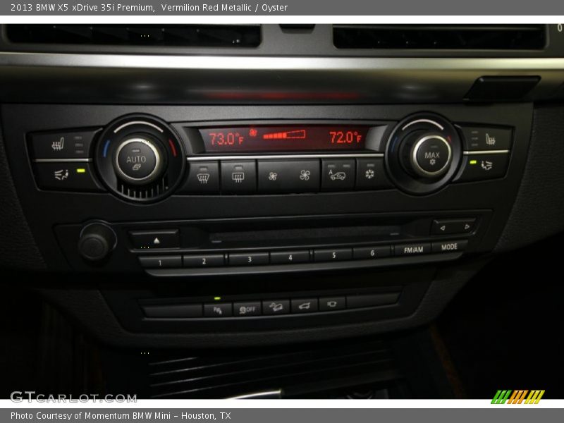 Vermilion Red Metallic / Oyster 2013 BMW X5 xDrive 35i Premium