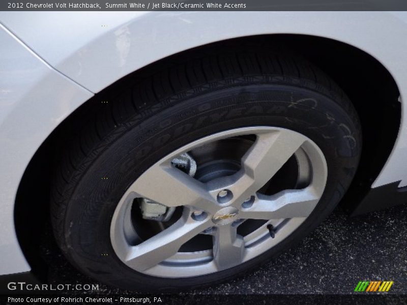 Summit White / Jet Black/Ceramic White Accents 2012 Chevrolet Volt Hatchback