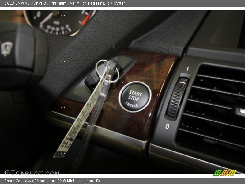 Vermilion Red Metallic / Oyster 2013 BMW X5 xDrive 35i Premium