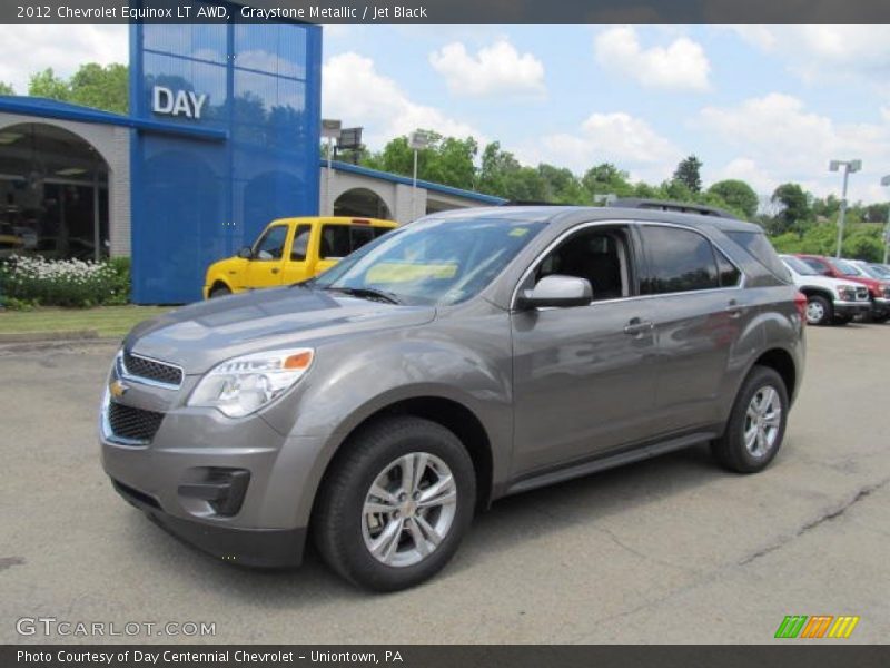 Graystone Metallic / Jet Black 2012 Chevrolet Equinox LT AWD