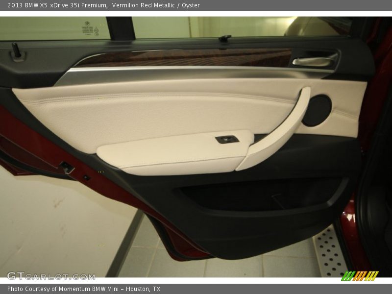 Vermilion Red Metallic / Oyster 2013 BMW X5 xDrive 35i Premium