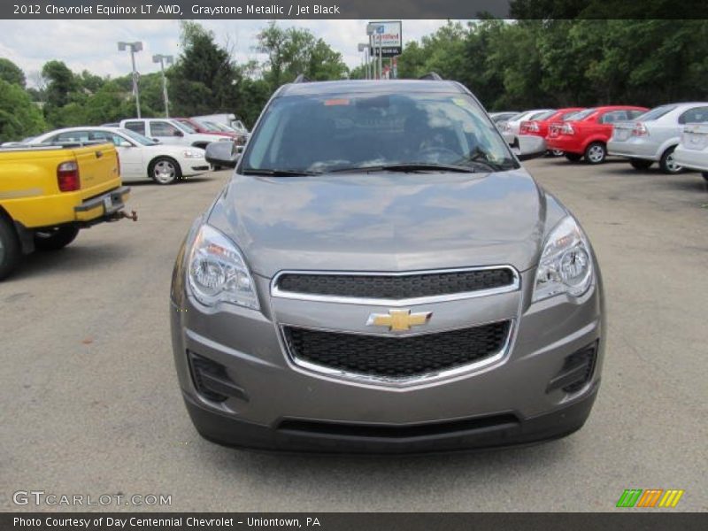 Graystone Metallic / Jet Black 2012 Chevrolet Equinox LT AWD