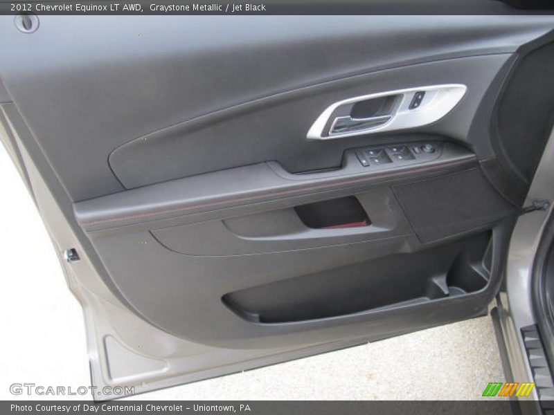 Graystone Metallic / Jet Black 2012 Chevrolet Equinox LT AWD