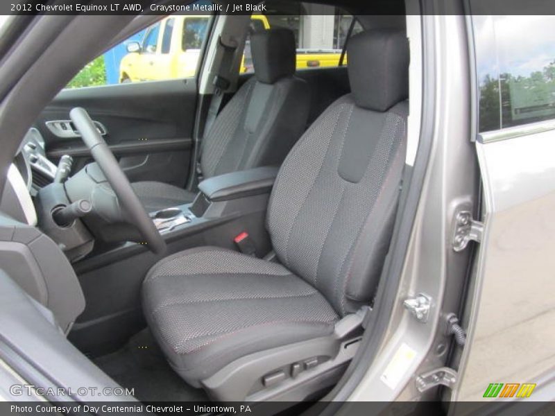Graystone Metallic / Jet Black 2012 Chevrolet Equinox LT AWD