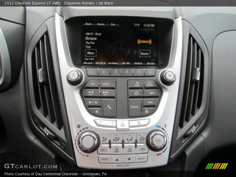 Graystone Metallic / Jet Black 2012 Chevrolet Equinox LT AWD