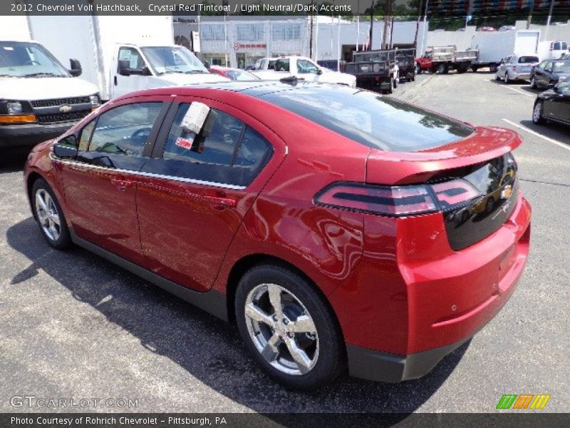 Crystal Red Tintcoat / Light Neutral/Dark Accents 2012 Chevrolet Volt Hatchback
