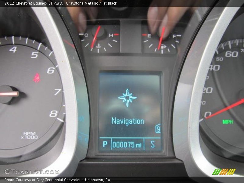 Graystone Metallic / Jet Black 2012 Chevrolet Equinox LT AWD