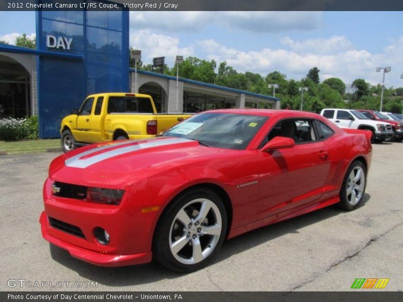 Victory Red / Gray 2012 Chevrolet Camaro LT/RS Coupe