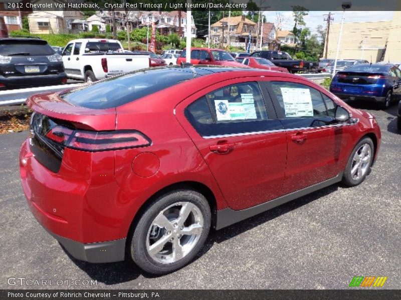 Crystal Red Tintcoat / Light Neutral/Dark Accents 2012 Chevrolet Volt Hatchback
