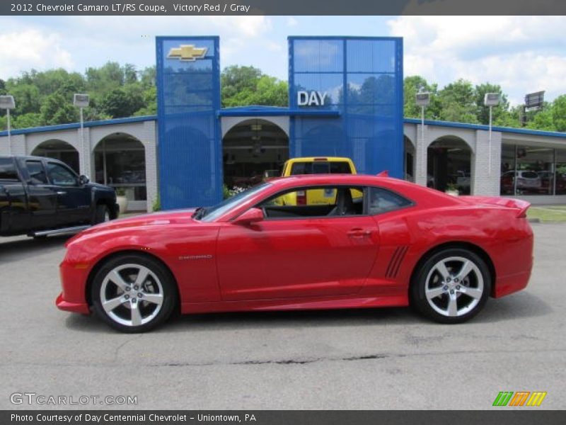 Victory Red / Gray 2012 Chevrolet Camaro LT/RS Coupe