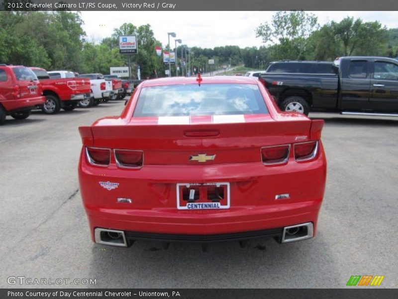 Victory Red / Gray 2012 Chevrolet Camaro LT/RS Coupe