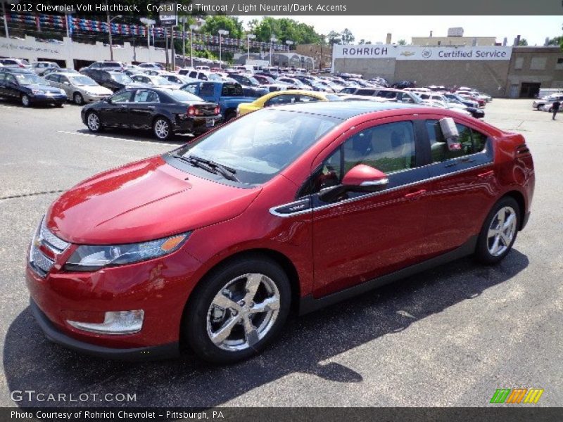 Crystal Red Tintcoat / Light Neutral/Dark Accents 2012 Chevrolet Volt Hatchback