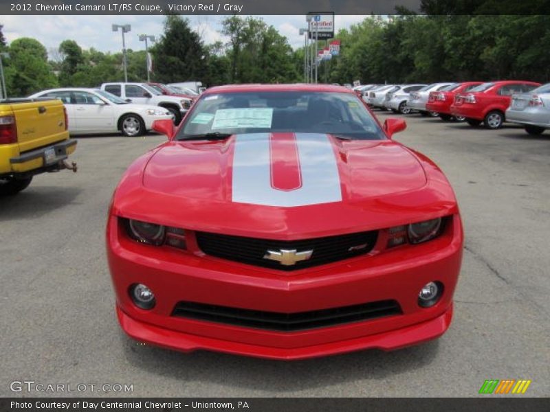 Victory Red / Gray 2012 Chevrolet Camaro LT/RS Coupe
