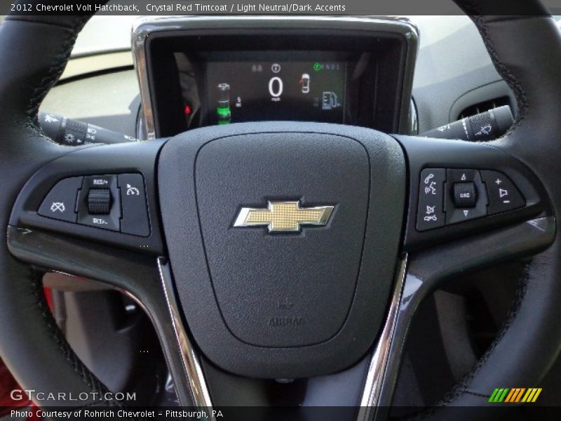 Crystal Red Tintcoat / Light Neutral/Dark Accents 2012 Chevrolet Volt Hatchback