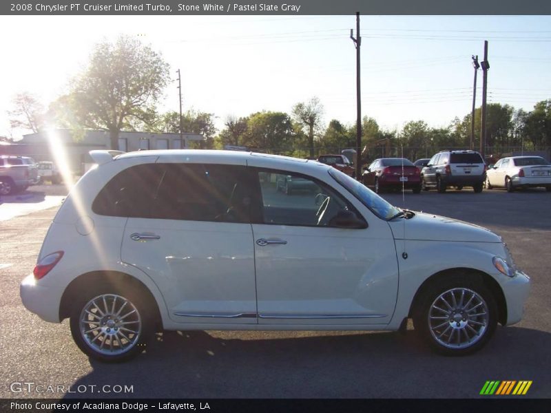 Stone White / Pastel Slate Gray 2008 Chrysler PT Cruiser Limited Turbo