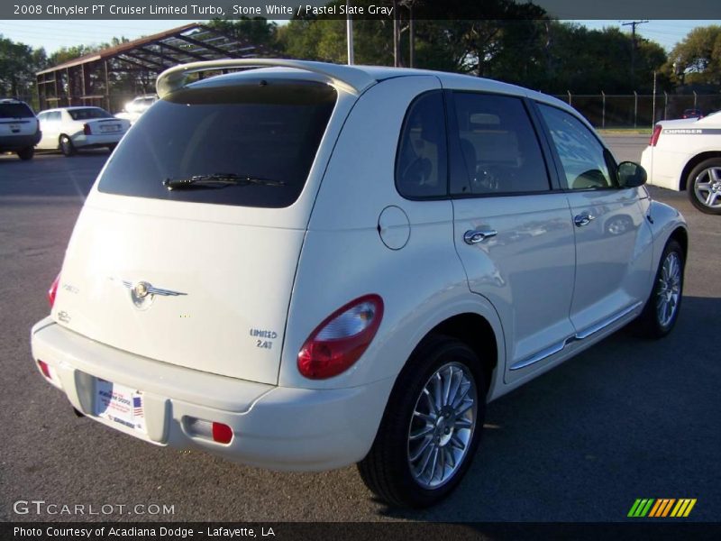 Stone White / Pastel Slate Gray 2008 Chrysler PT Cruiser Limited Turbo