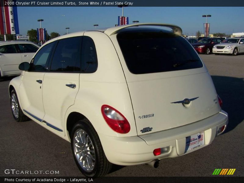 Stone White / Pastel Slate Gray 2008 Chrysler PT Cruiser Limited Turbo