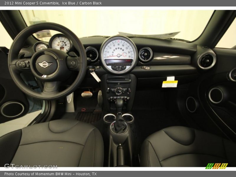 Ice Blue / Carbon Black 2012 Mini Cooper S Convertible