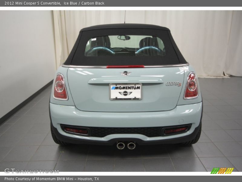 Ice Blue / Carbon Black 2012 Mini Cooper S Convertible