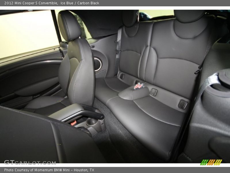 Rear Seat of 2012 Cooper S Convertible