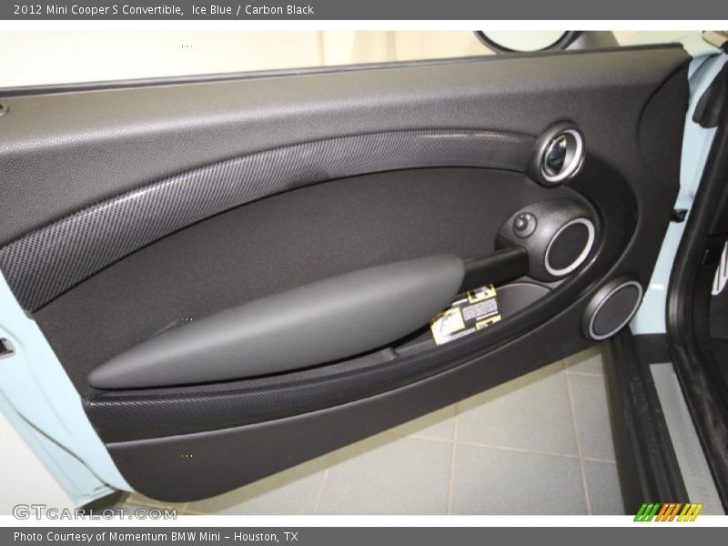 Ice Blue / Carbon Black 2012 Mini Cooper S Convertible