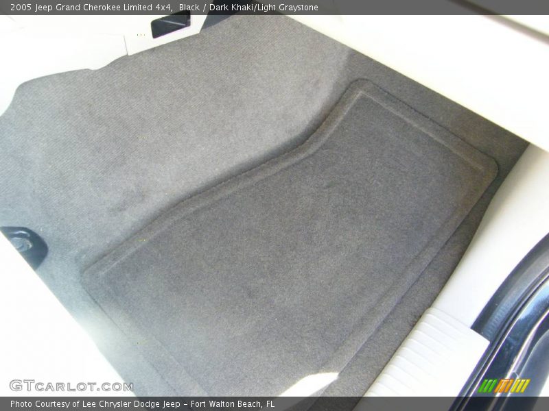 Black / Dark Khaki/Light Graystone 2005 Jeep Grand Cherokee Limited 4x4